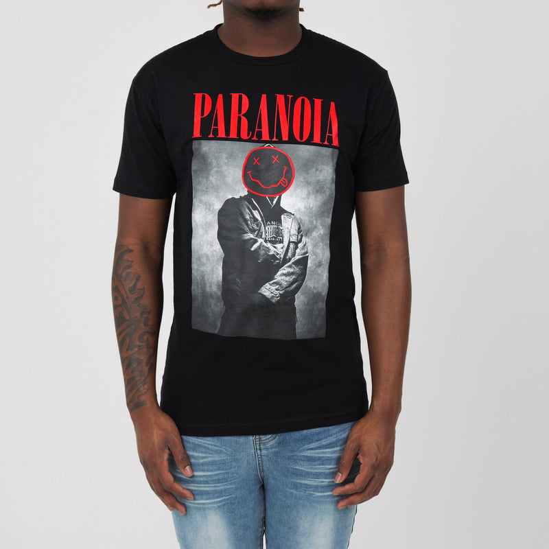 PARANOIA TEE BLK/RED