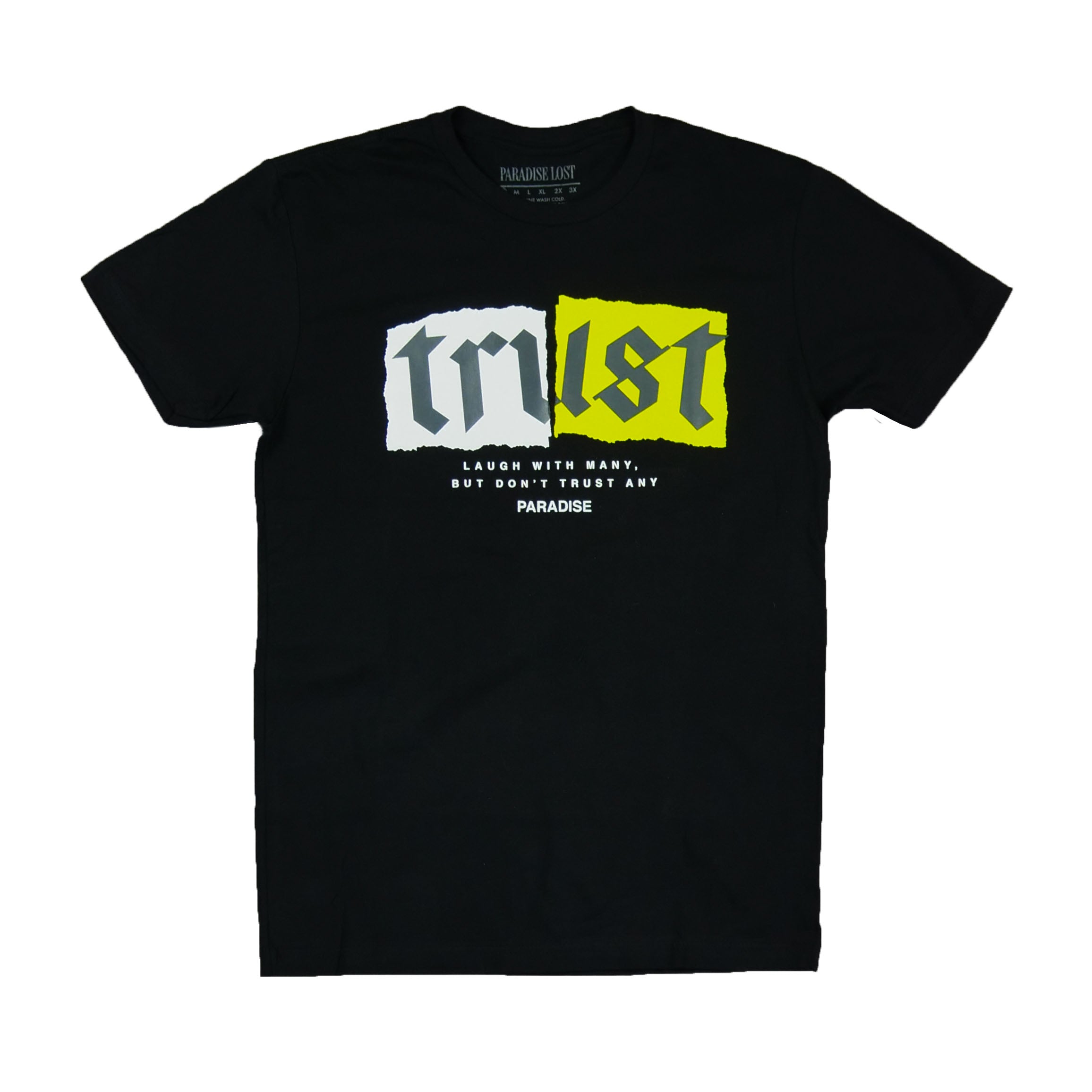 TRUST TEE BLACK/YELLOW