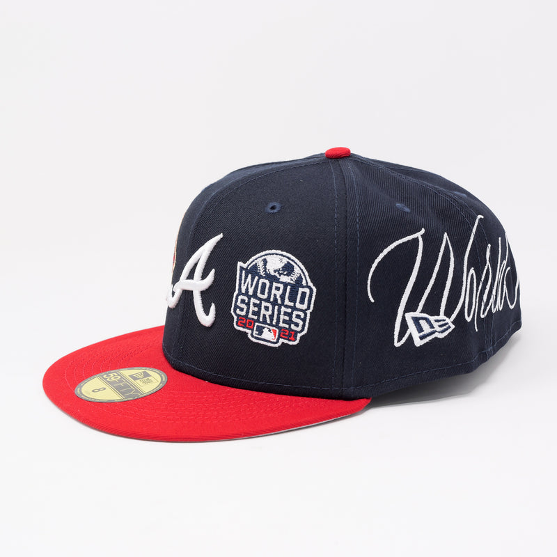 Atlanta Braves Historic 4X World Series Champions New Era 59Fifty Fitted