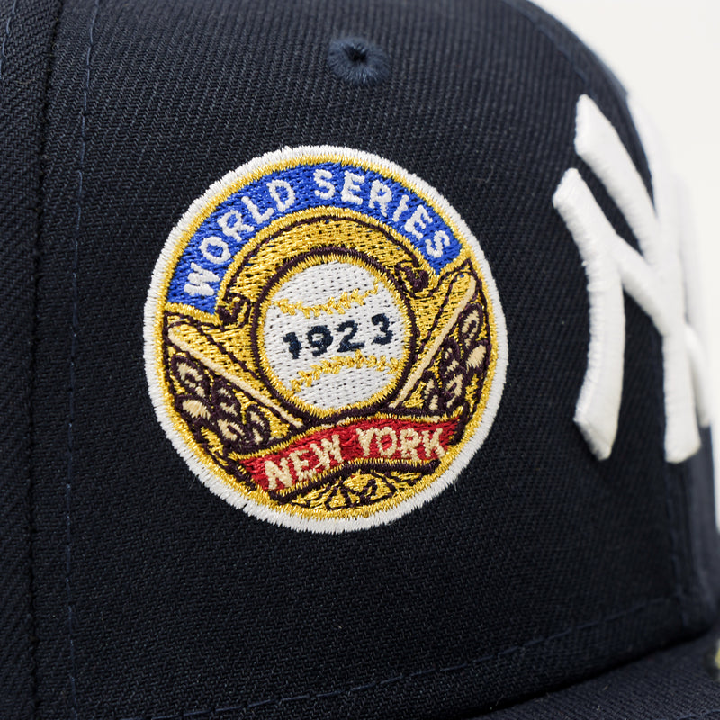 New York Yankees New Era Historic World Series Champions 59FIFTY Fitted Hat  - Navy