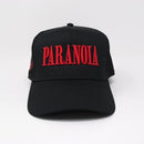 PARANOIA SNAPBACK HAT BLACK/RED