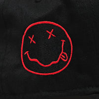 PARANOIA SNAPBACK HAT BLACK/RED