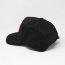 PARANOIA SNAPBACK HAT BLACK/RED