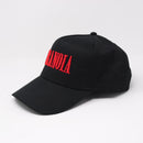 PARANOIA SNAPBACK HAT BLACK/RED