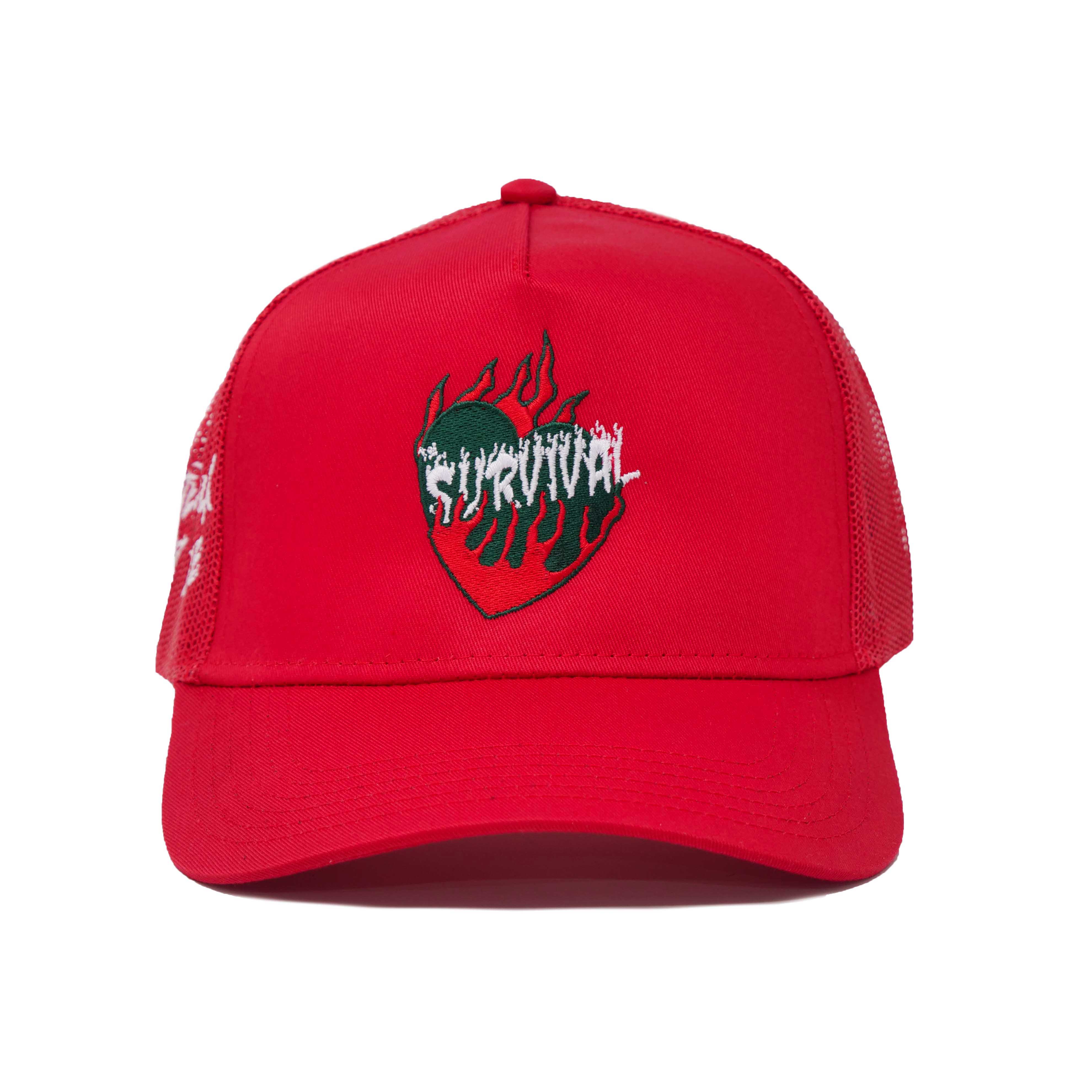 BETTER DAYS TRUCKER HAT RED