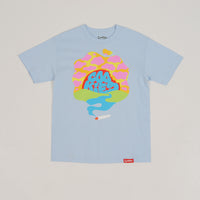 HAPPY TRAILS TEE POWDER BLUE