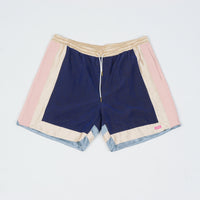 GERARD SILK SHORTS NAVY/PINK