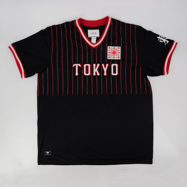 JAPAN SOCCER JERSEY BLACK/RED