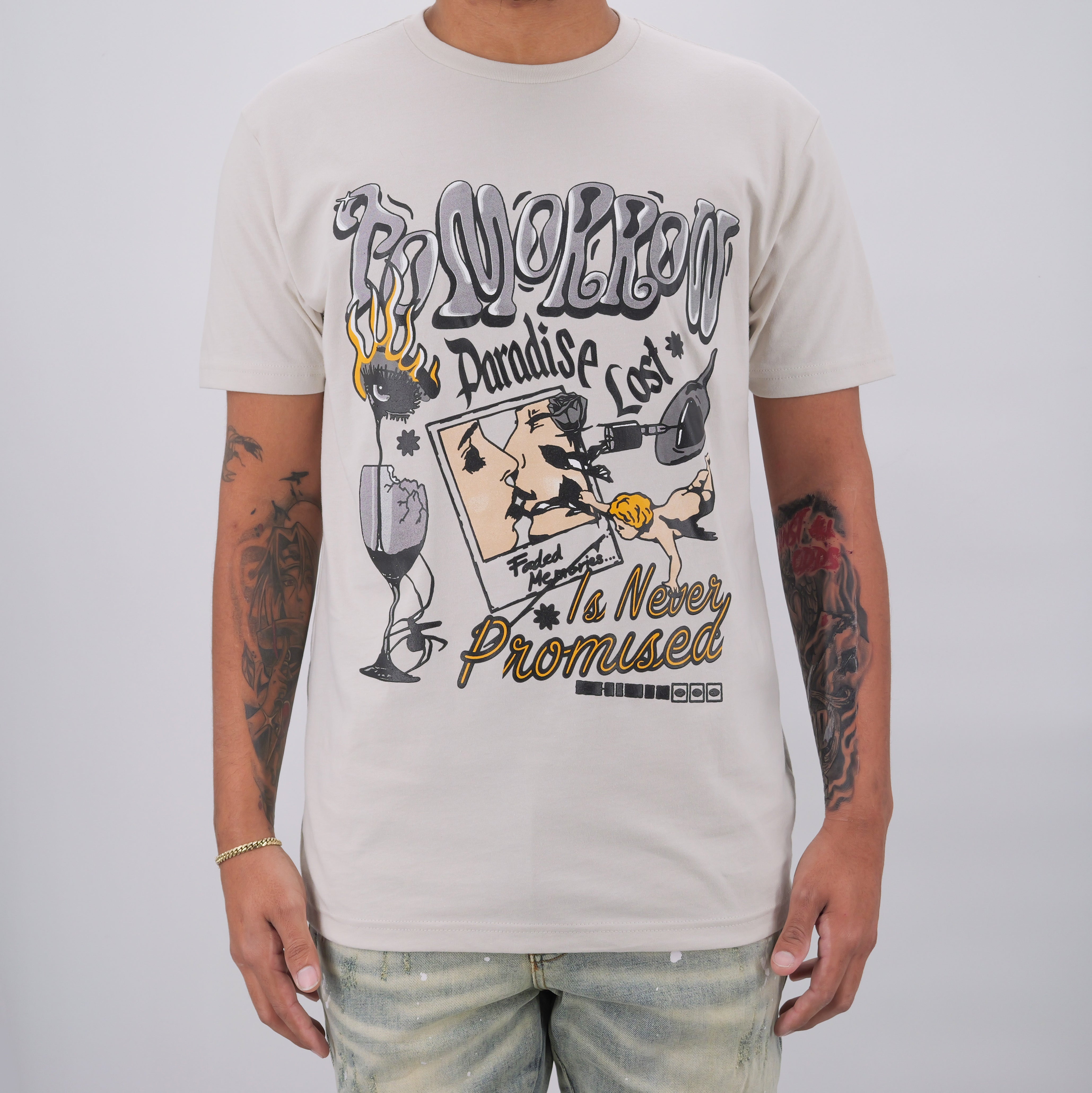 FADED MEMORIES TEE SAND