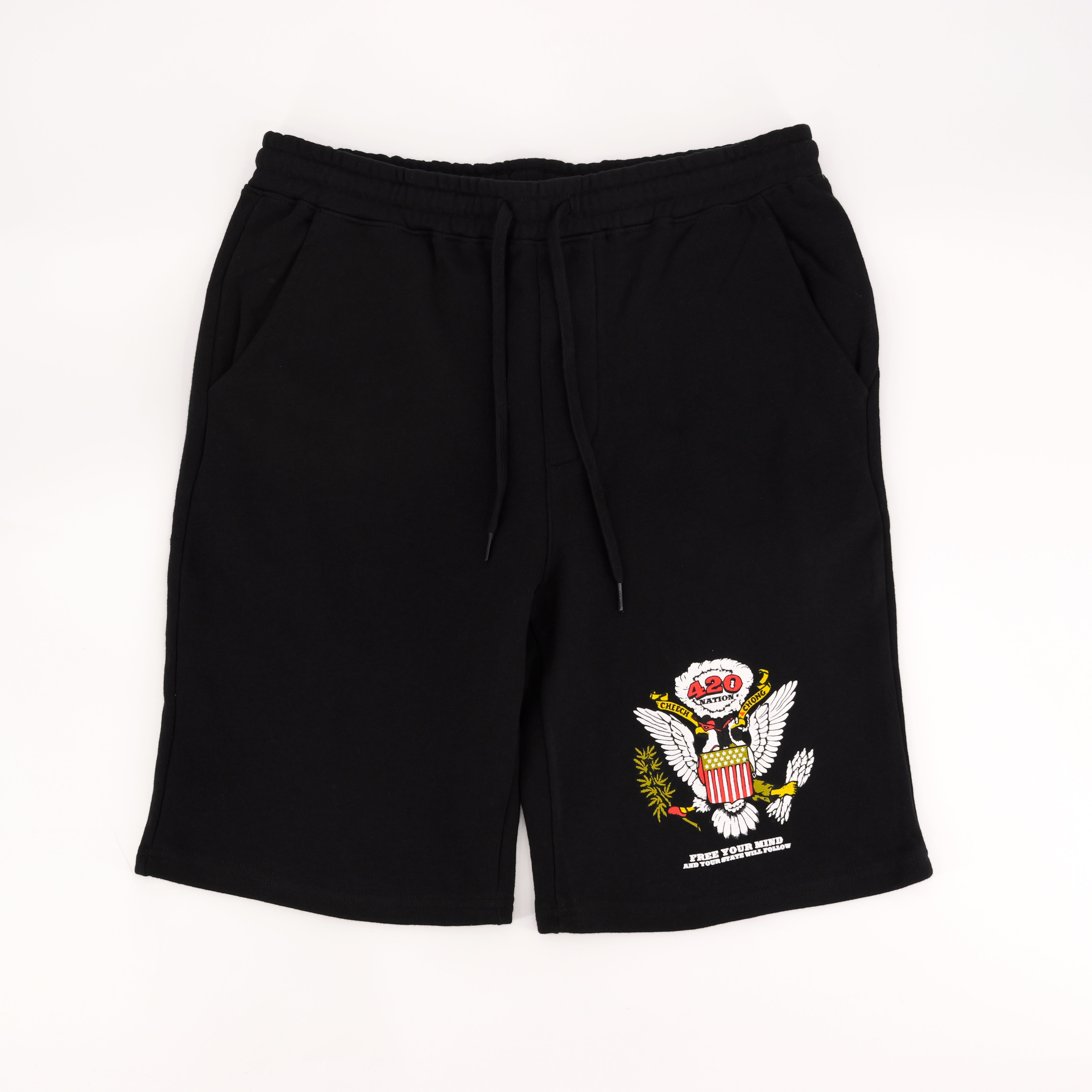 420 NATION SHORTS BLACK