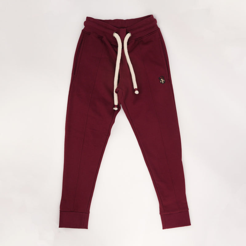 TEDDY G JOGGERS MAROON