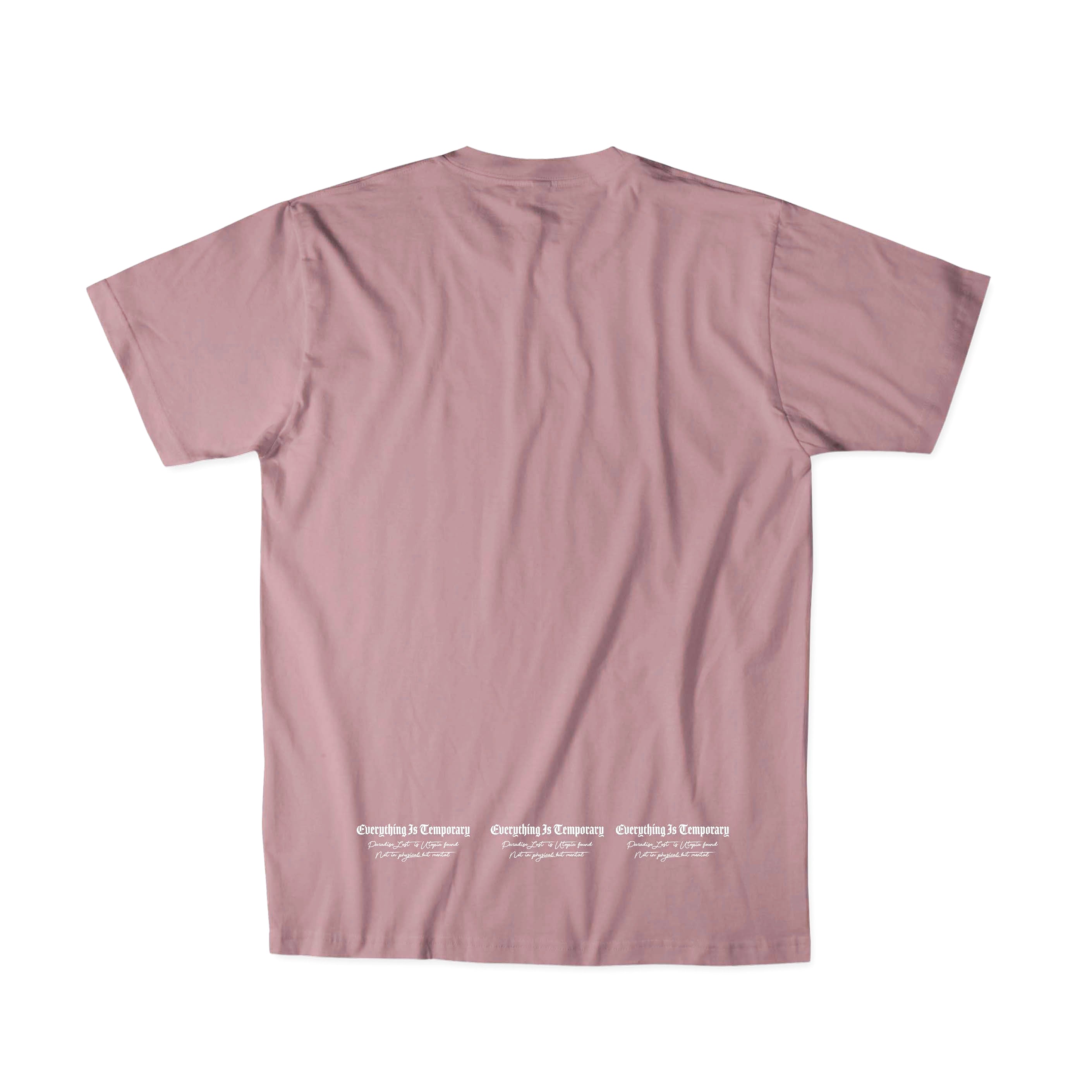 GOLDEN HAPPINESS TEE DARK PINK