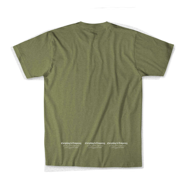 GOLDEN HAPPINESS TEE LIGHT OLIVE