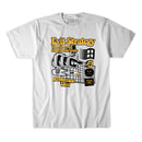 ITS A VERB TEE WHITE/YELLOW