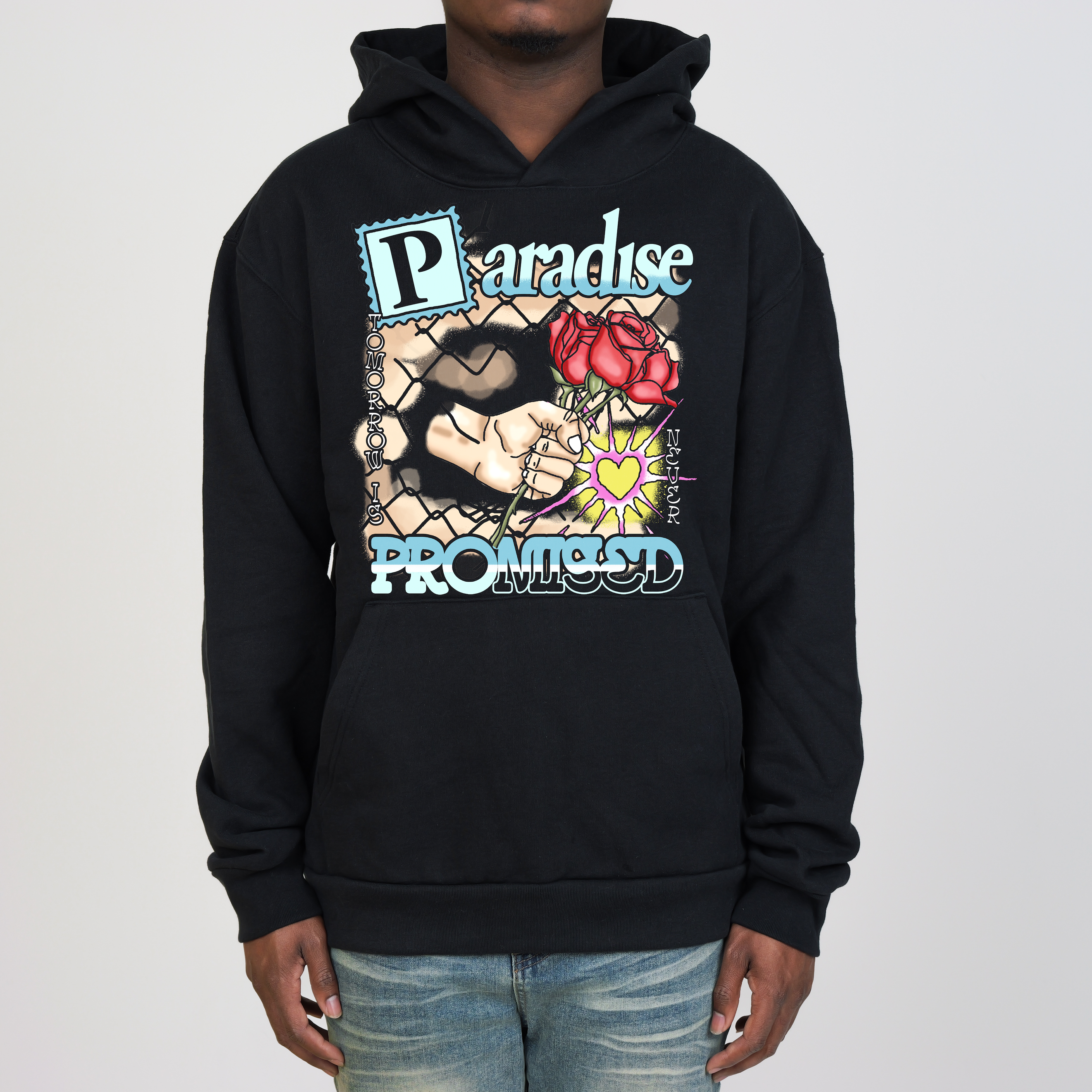 ALWAYS THERE PREM HOODIE BLACK