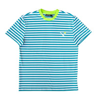 SOTF STRIPE TEE TEAL/LIME