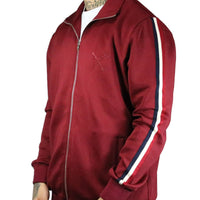 SRVL Track Jacket Burgundy