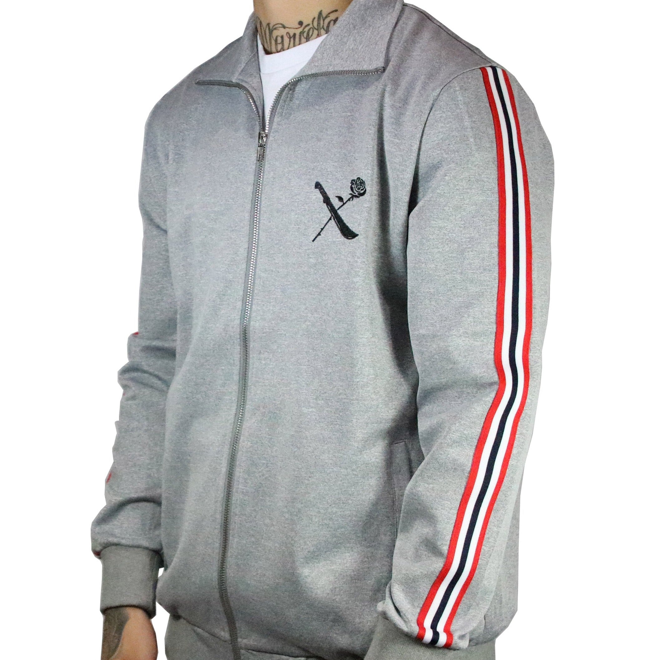SRVL Track Jacket Heather Grey