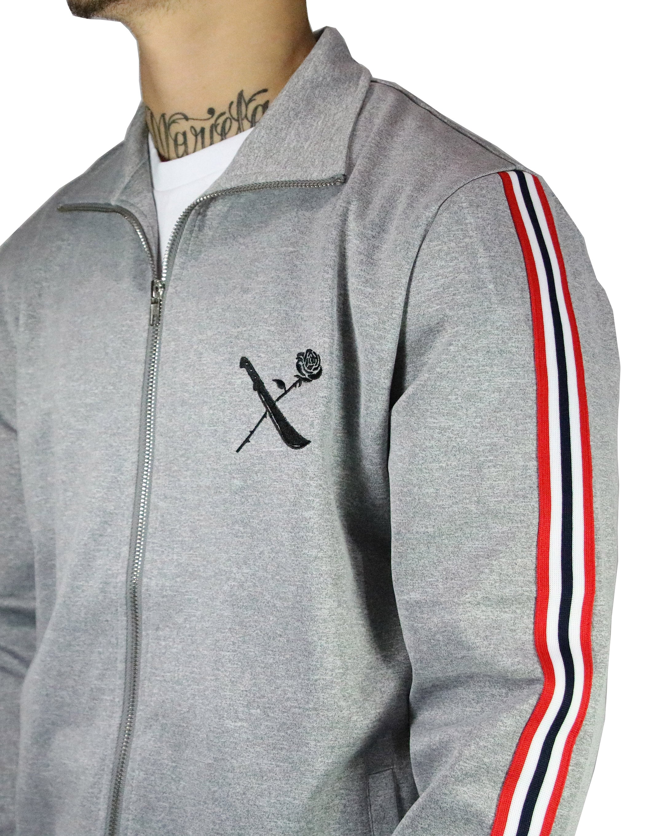 SRVL Track Jacket Heather Grey