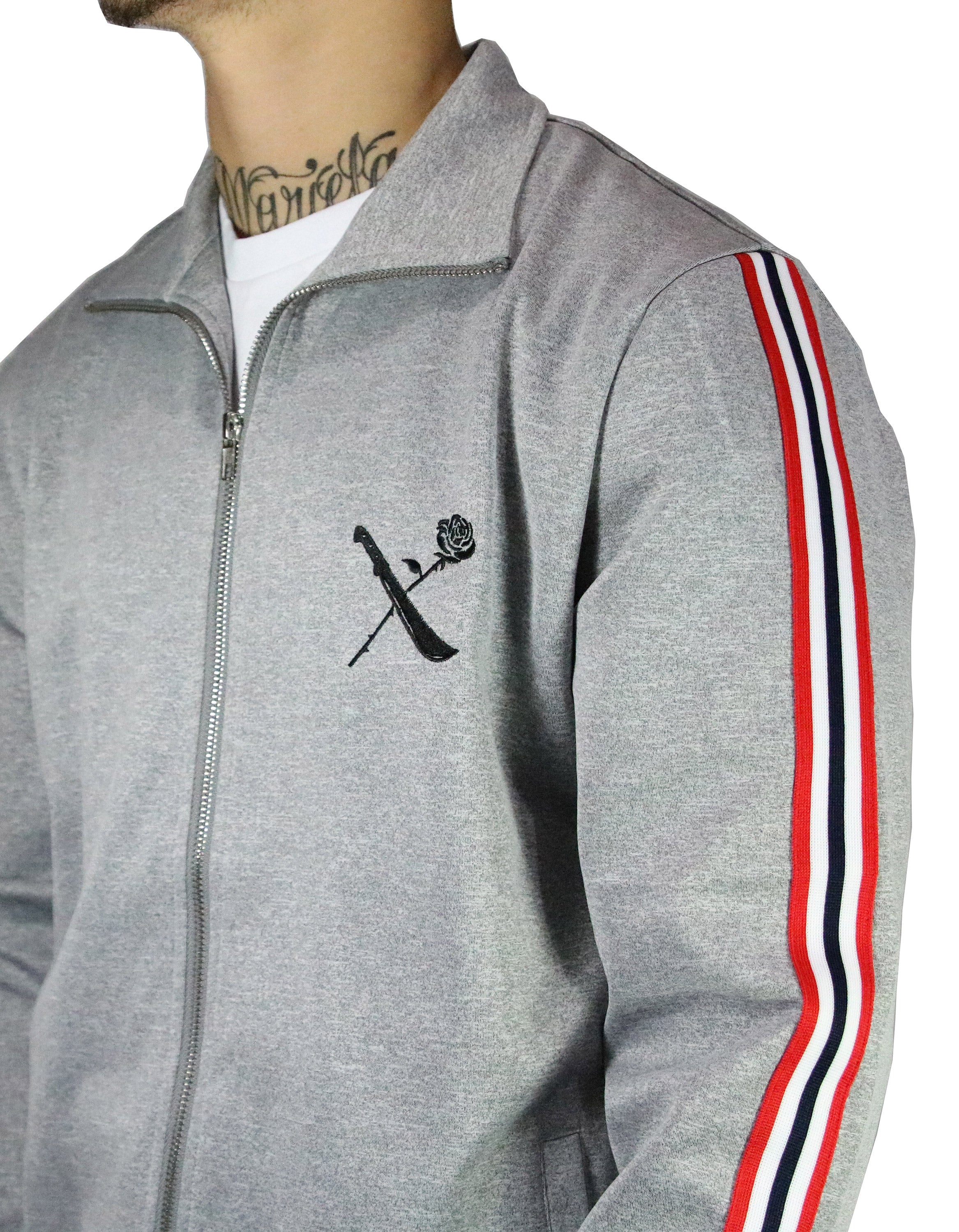 SRVL Track Jacket Heather Grey