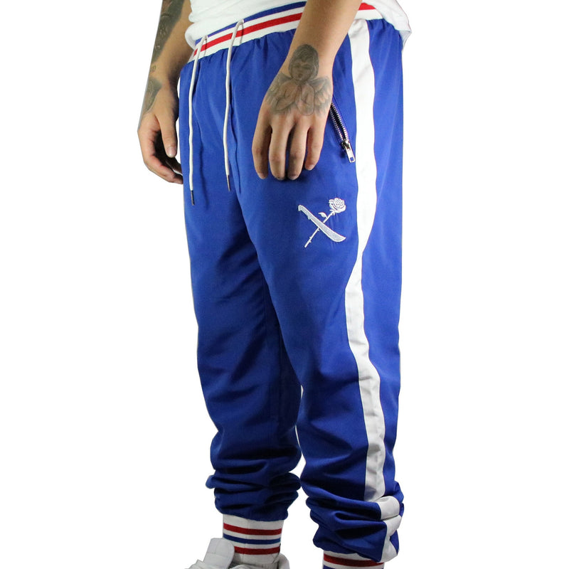 Blue Adidas Windbreaker Pants (sz. M) - Ragstock.com