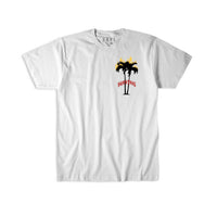 SHADY ISLAND TEE WHITE/YELLOW