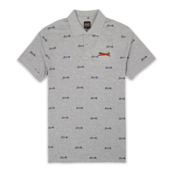 PRINT POLO GREY