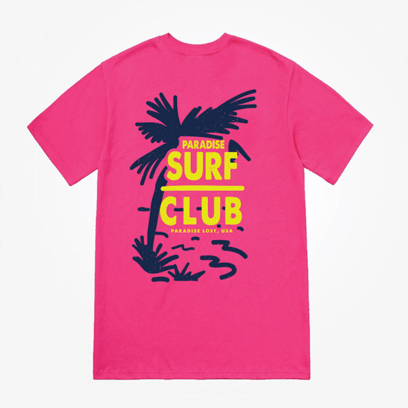 PARADISE SURF CLUB TEE PINK