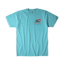 MAKE WAVES TEE AQUA