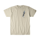 A DOUBLE-EDGED SWORD TEE CREAM/BLUE