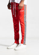 Velocity Track Pant Red