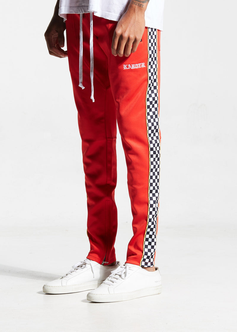 Velocity Track Pant Red