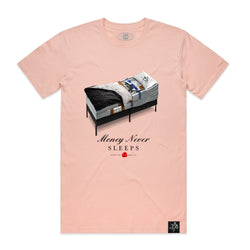 MONEY BED TEE PALE PINK