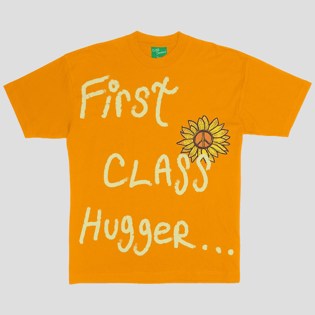 1ST CLASS HUGGER TEE ORANGE