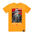 SILENT HUSTLE CAPONE TEE GOLD