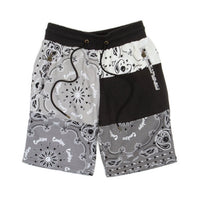 LEVEL UP BANDANA SHORTS BLACK