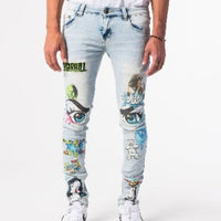 PSYCHO JEANS LIGHT WASH