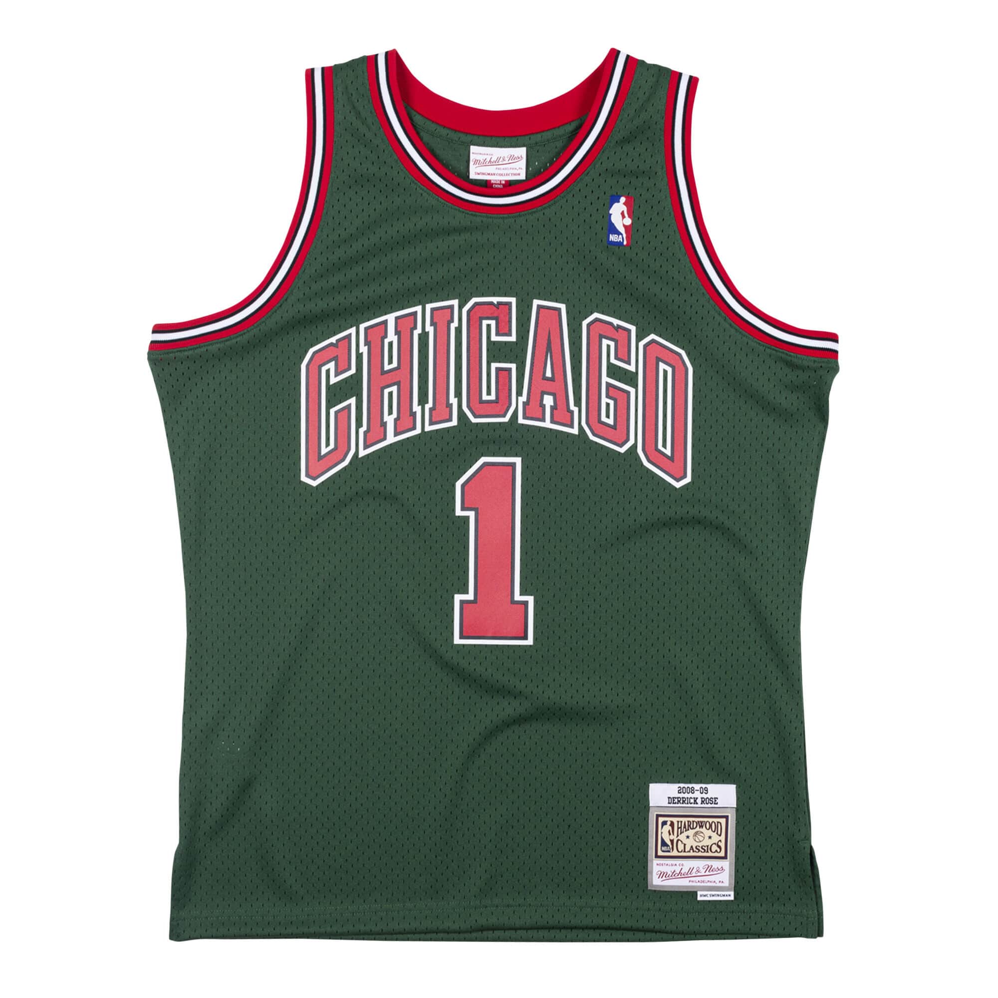 NBA SWINGMAN JERSEY BULLS 08 DERRICK ROSE