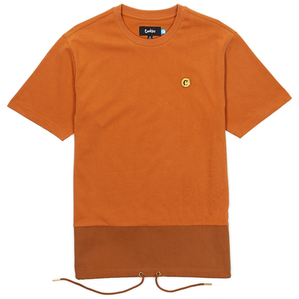 PROHIBITION BRUSHED COTTON TEE CAMEL