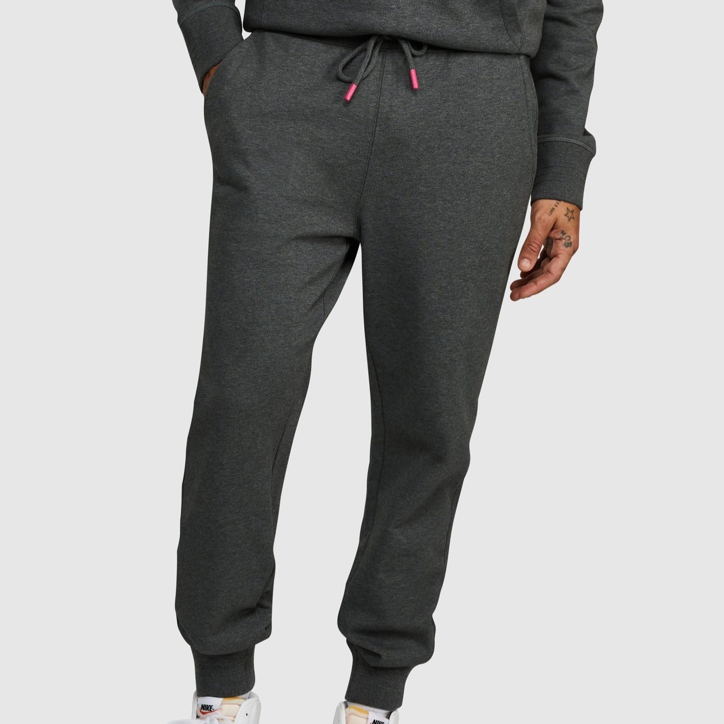 DRAKE SWEATPANTS HEATHER STORM