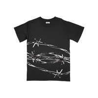 BARBWIRE TEE BLACK