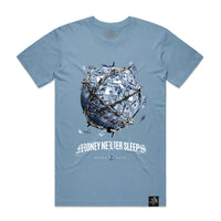 BALL OF CASH TEE CAROLINA BLUE