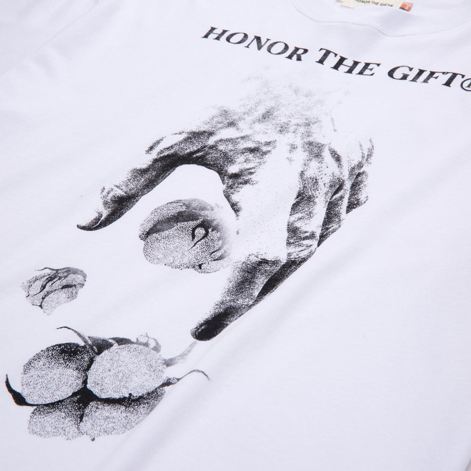 FIELD HAND SS TEE WHITE