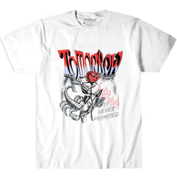 ROSES OR REGRET TEE WHITE/RED