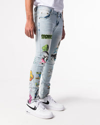 PSYCHO JEANS LIGHT WASH