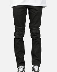 MOTOR BIKER JEANS - JET BLK