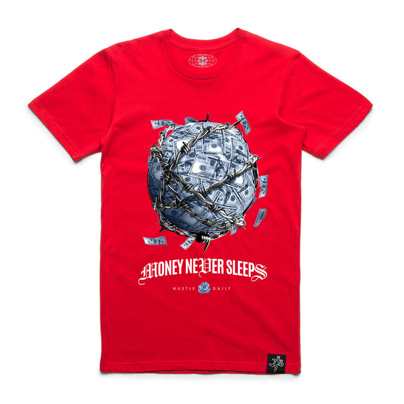 BALL OF CASH TEE RED
