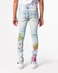 PSYCHO JEANS LIGHT WASH