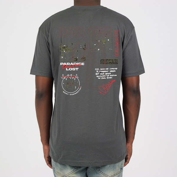 ANATOMY TEE GRAPH BLACK