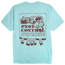 PEST CONTROL TEE BLUE